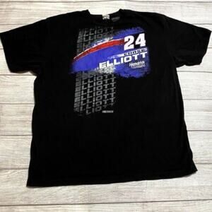 Nascar Bill Elliott #24 Chase Hendrix Motor Sport Unisex Black T-Shirt Size XL